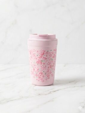 Starbucks 2026 Spring Sakura Cherry Blossom Pink Stainless Steel Tumbler 12oz